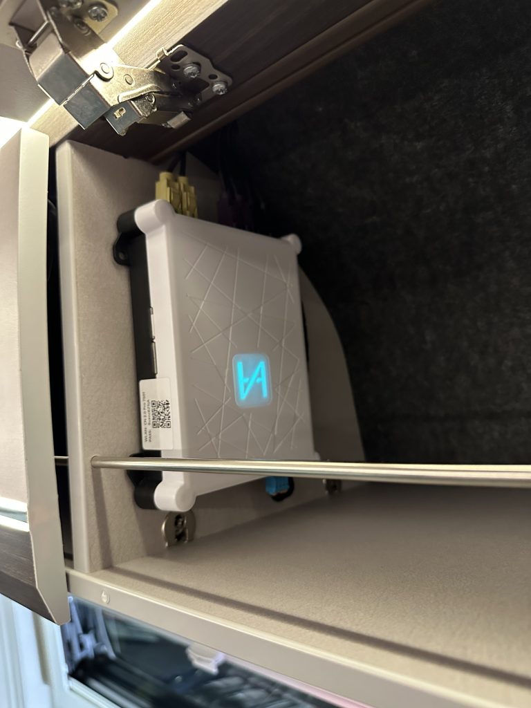 Router im Wohnmobil Pössl Kastenwagen